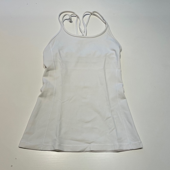 Lululemon White Tank Top - Picture 1 of 2